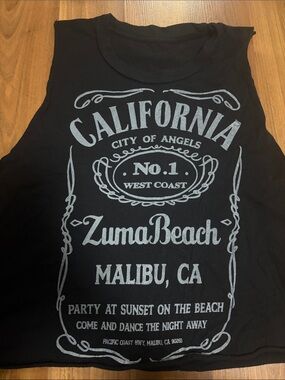 Brandy Melville Graphic Muscle Tank Top